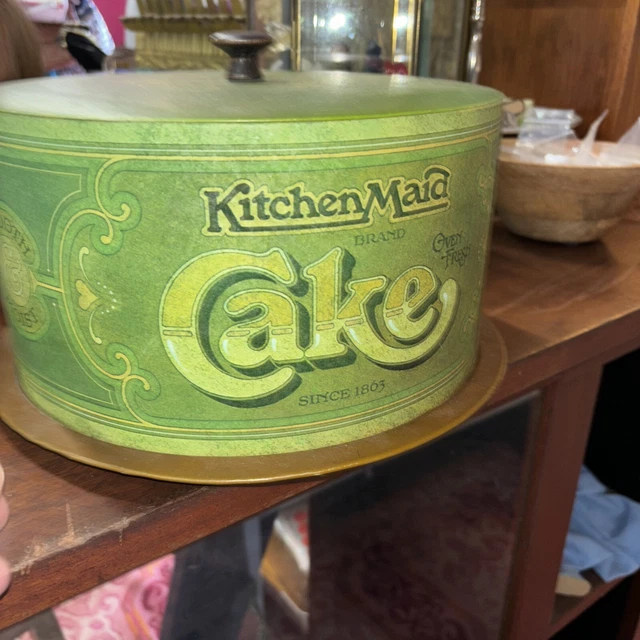 VINTAGE KICHEN MAID Cake Tin And Fluffy Canister Set 75.00 PicClick