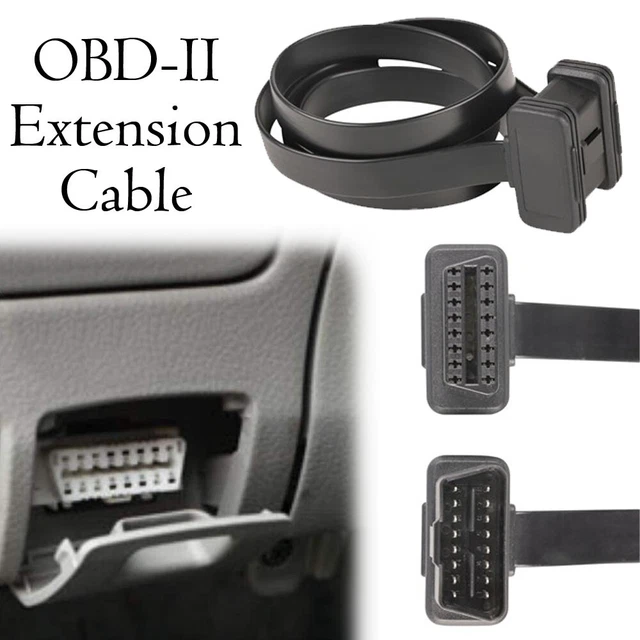 1pcs 1m OBD-II Extension Cable
