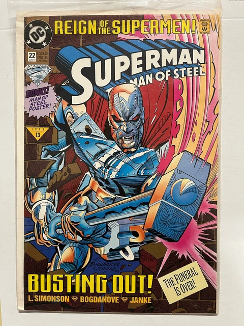 Superman The Man Of Steel #22 June 1993 DC Comics