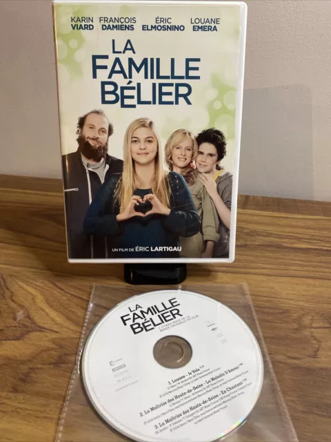 DVD "LA FAMILLE BELIER" Louane, Francois DAMIENS, Karin VIARD+ Cd 3titres BO