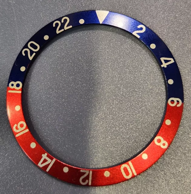 GENUINE Rolex GMT Master II PEPSI Bezel Insert 16700 - 16760 & 16710