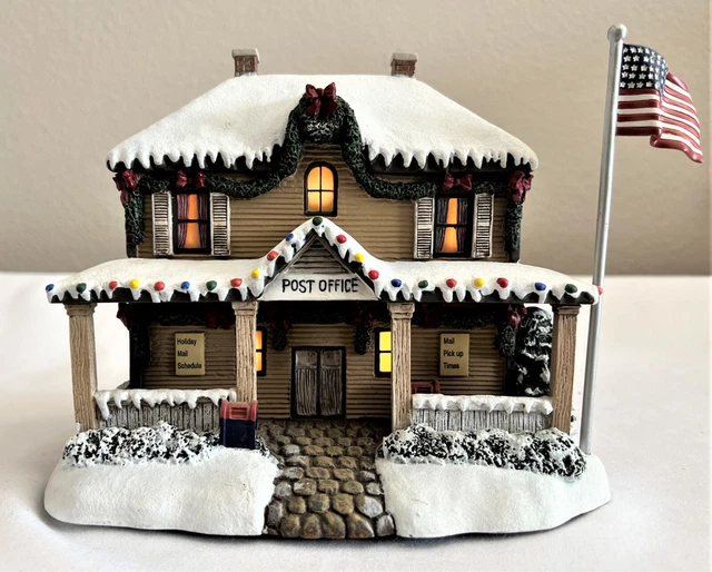 VINTAGE 2002 HAWTHORNE Village Post Office Thomas Kinkade 79755