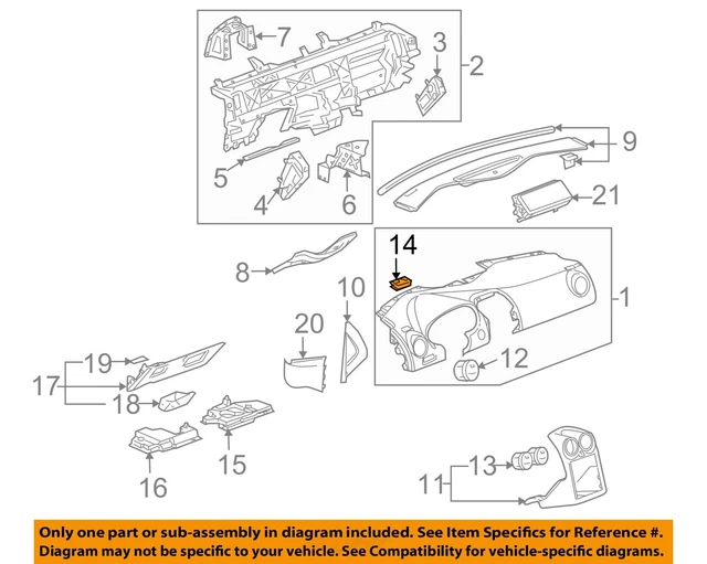 Pontiac GM OEM G6 Dash Heater-Defroster Air Outlet Vent Grille Left 22690677