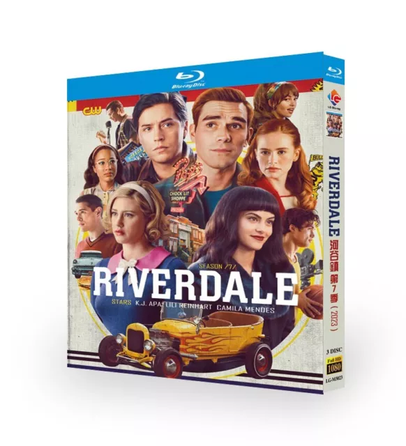 Riverdale：The Complete Season 7 TV Series 3 Disc All Region Blu-ray DVD