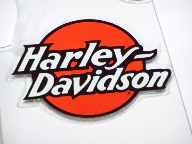 Authentic HARLEY DAVIDSON MOTORCYCLES IN Window Glass Windshield DECAL STICKER