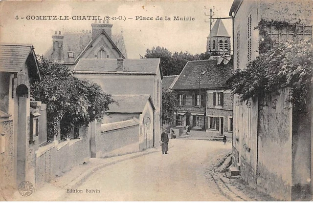 91 - GOMETZ LE CHATEL - SAN47014 - Place de la Mairie
