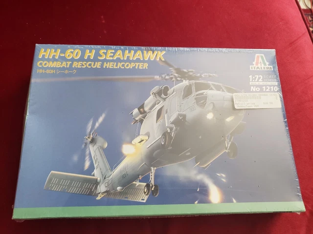 Italeri HH-60 H Seahawk Combat Rescue Helicopter Model Kit 1/72