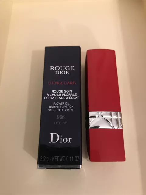 Dior Rouge Dior Lipstick Ultra Care 966 Desire 3.2g New