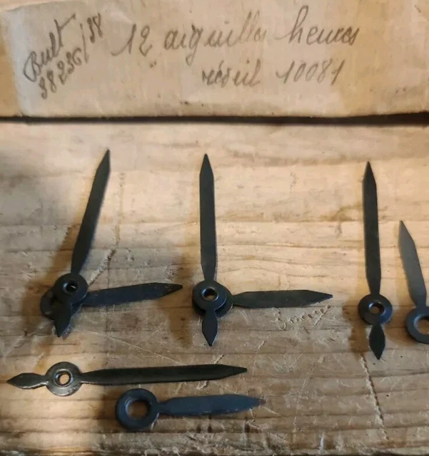 Lot D'aiguilles Anciennes Pour Montre De Poche - Horlogerie Vintage - Occasion