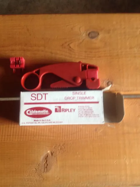 Ripley SDT Drop Cable Stripping Tool  For 6&59 Cables NEW