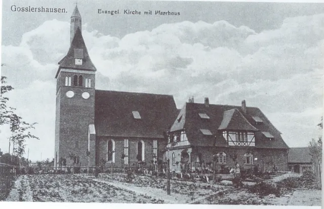 Gosslershausen/ Jabłonowo Pomorskie- Die ev. Kirche(Westpreußen) 1928
