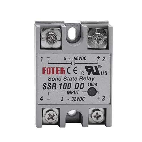 SSR-100DD Solid State Relay DC-DC 100A 3-32V DC/5-60V Solid State Module