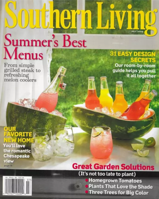 SOUTHERN LIVING MAGAZINE Best Summer Menus Garden Solutions Design