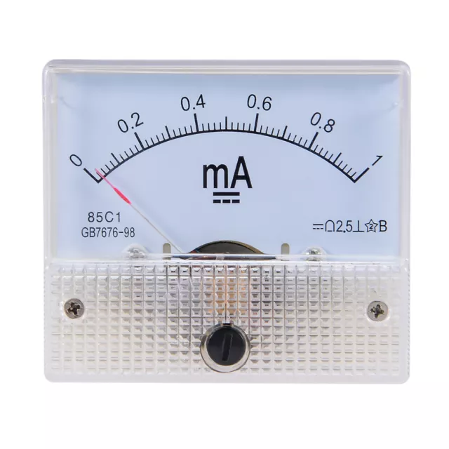 1pcs Testeur 85C1 analogique courant 1mA DC Compteur Ampèremètre