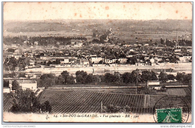 33 SAINTE FOY LA GRANDE - vue generale.