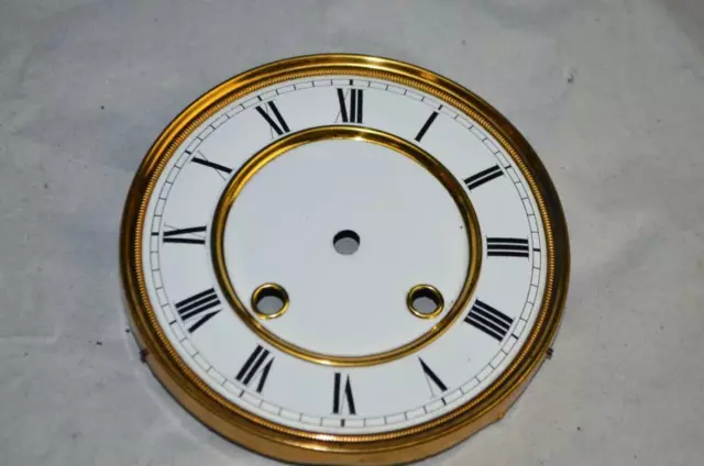 orig. emalliertes Uhrenziffernblatt  für Regulatoren 1900 unbeschädigt 55bi40
