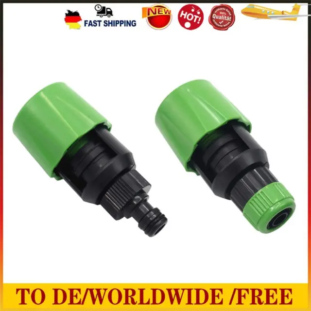Plastic Garden Hose Water Tap Fittings Pipe Quick Water Connector Adapter Mixer