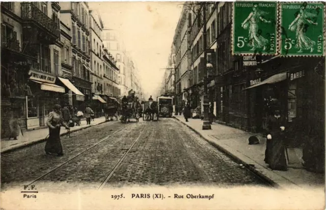 CPA PARIS 11e Rue Oberkampf, F. Fleury (573467)