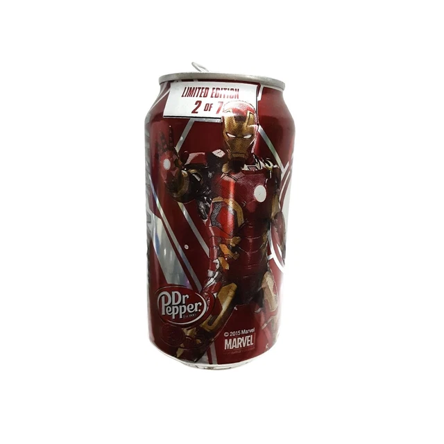 2015 Dr Pepper Iron Man Avengers Age Of Ultron Soda Can Empty