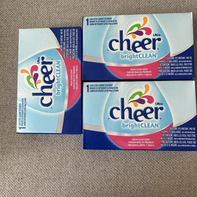 CHEER BRIGHT CLEAN Fresh Scent Powder Laundry Detergent 3 Loads
