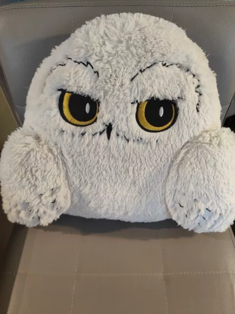 Harry Potter large Hedwig The Owl Plush Soft Cushion Pillow Teddy 14”