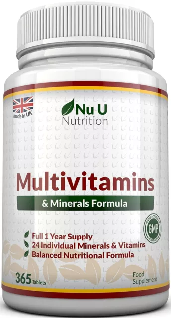 Multivitamins & Minerals Formula - 365 Tablets