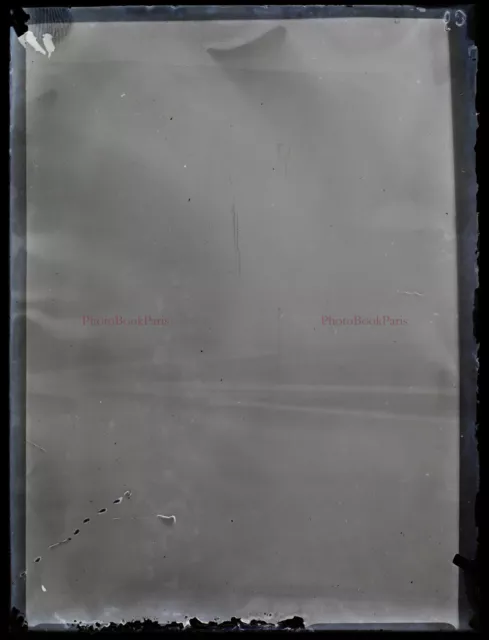 FRANCE Paysage abstrait c1920 Photo Plaque de verre Vintage V32L17n8