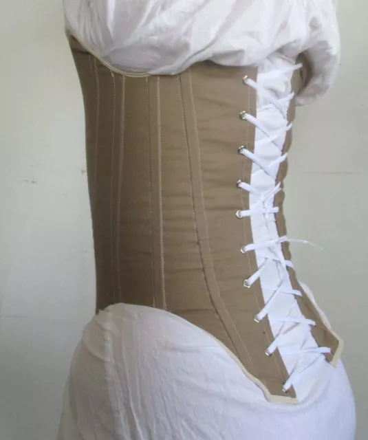 18th Century corset stays cotton Outlander Colonial Rev War Reenactment Costume