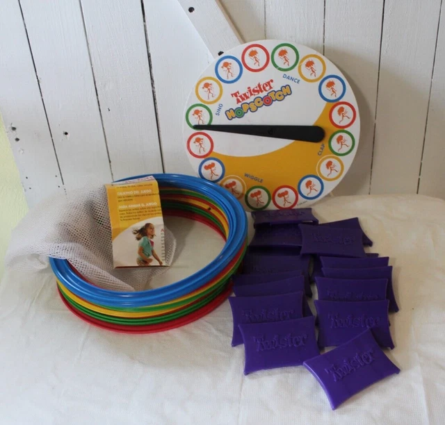 HASBRO TWISTER HOPSCOTCH Kids Active Indoor Game with Carrying Case £8. ...