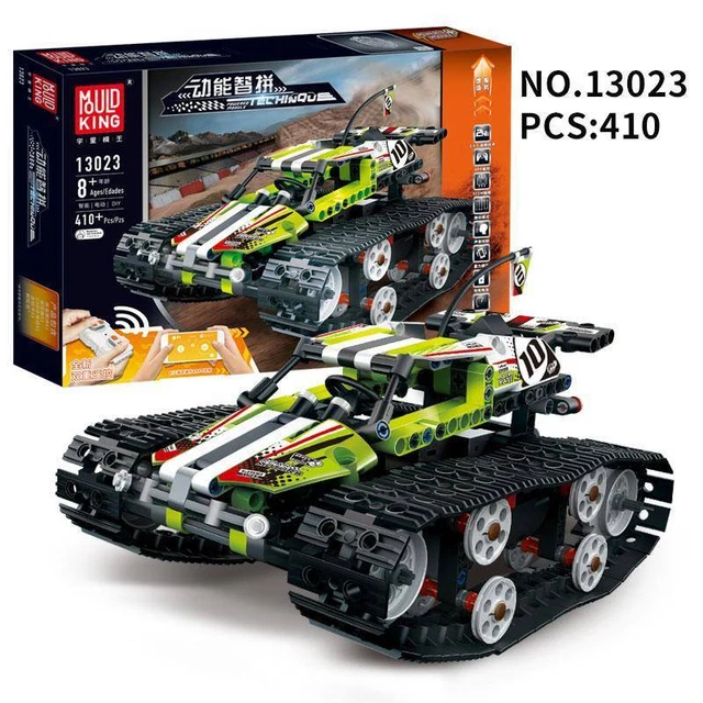 MOULD KING 13023 Stunt Racer Vert Télécommandé Klemmbausteine 431 ...