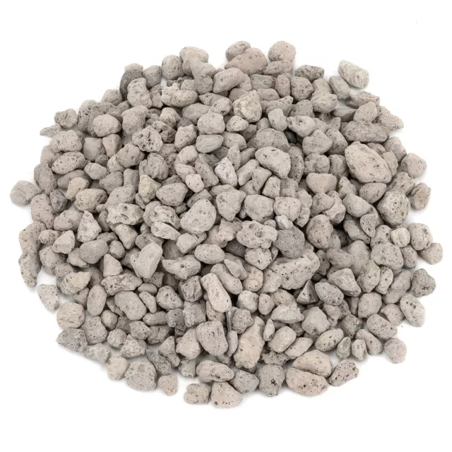 Light Weight White Lava Rock Granules - Natural Volcanic Rocks Decorative