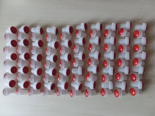 100 Stück Flaschen Sektkorken Sekt Korken Kunststoff - wie neu -