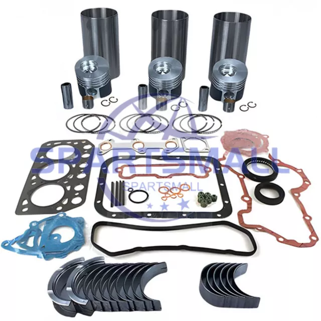 K3E Overhaul Rebuild Kit for Mitsubishi K3E Engine CASE 234 235 Tractor