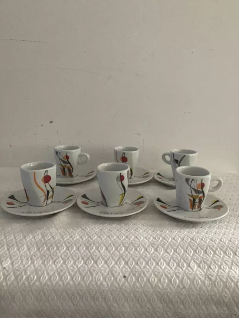 CAFÉ FOLLIET - Lot de 6 Tasses De Café + Soucoupes Cafés Folliet - 👍