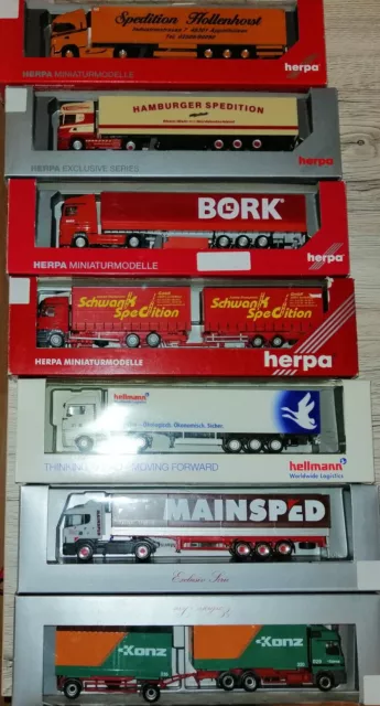 Mainsped, Konz, Hamburger, Bork, Schwank, Hollenhorst, Hellmann - Konvolut 1:87