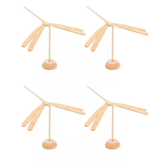 4 Pcs Balancespielzeug Für Kinder Bambus-Libelle Spielzeuge Kinderspielzeuge