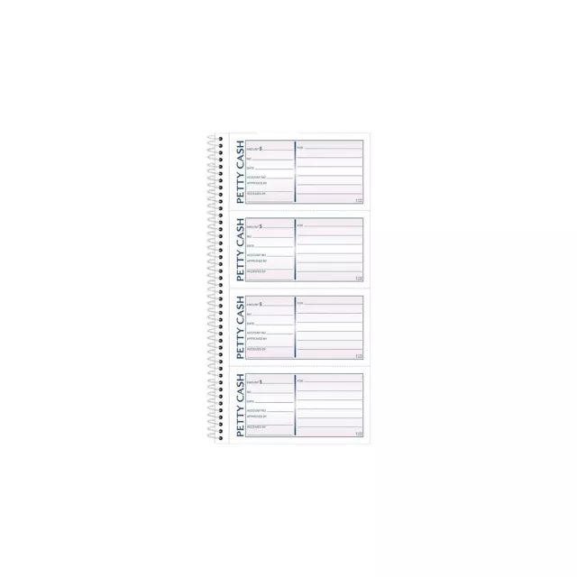 Adams Petty Cash 2-Part Carbonless Receipts 356162