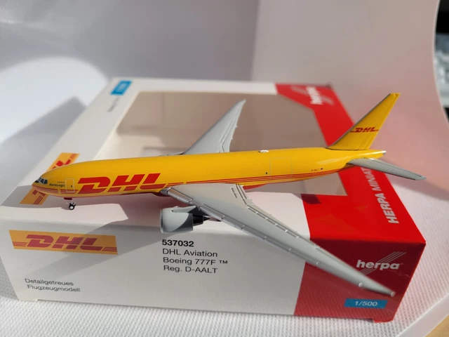 DHL Aviation Boeing 777F (Herpa Wings 1:500