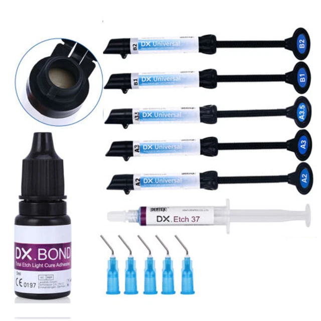 DENTAL LIGHT CURE Composite Resin A2/A3/A3.5/B1/B2/Bonding Adhesive
