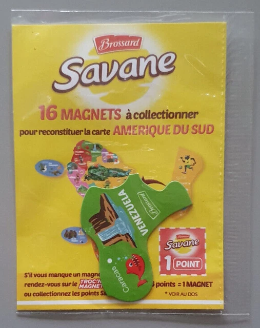 Aimant Vintage Savane De Brossard – Magnet Publicitaire Ancien