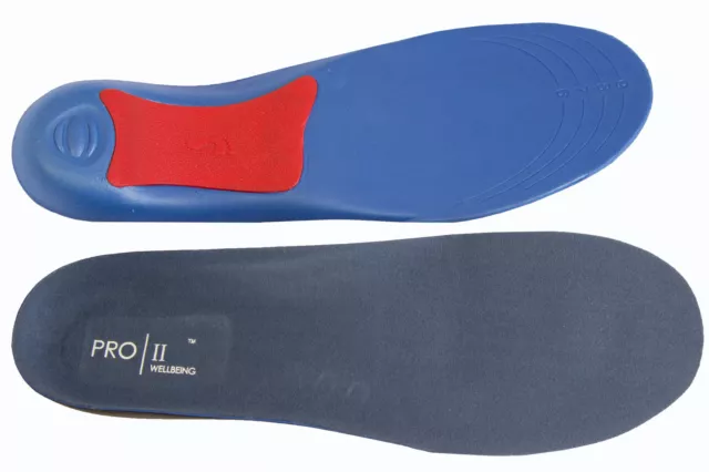Pro11 Wellbeing Flex Arch pro orthotic insoles with great arch support