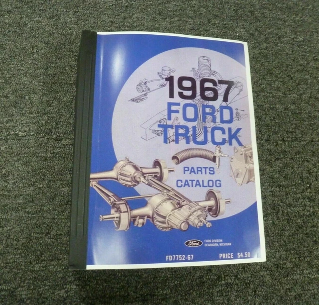 1983 FORD F100 F250 F350 FSeries Pickup Truck Parts Catalog Manual