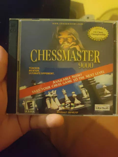 Chessmaster 9000 PC CD Rom Two Disc Ubi Soft Jewel Case Edition Disc Are  Mint