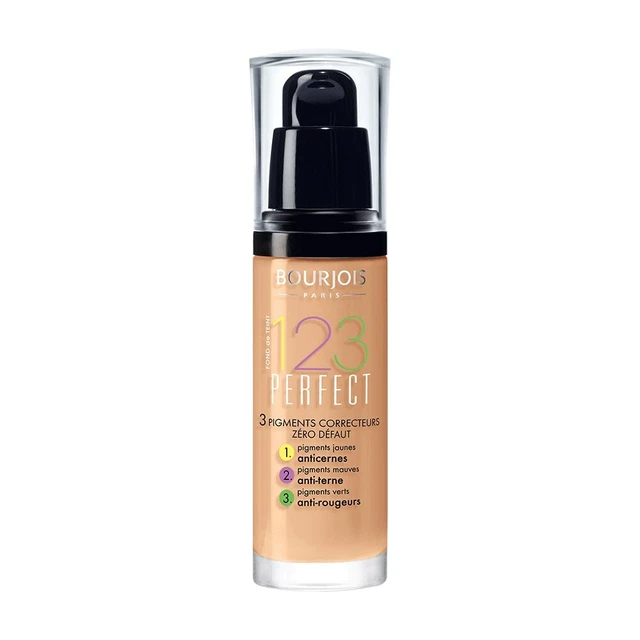 3052503635507 BOURJOIS 123 Perfect Foundation podkład ujednolicający 55 Dark Bei