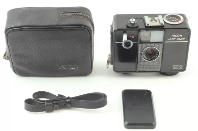RARE!! [ MINT in Case ] Ricoh Auto Half SE2 Black film 35mm Camera from Japan 2