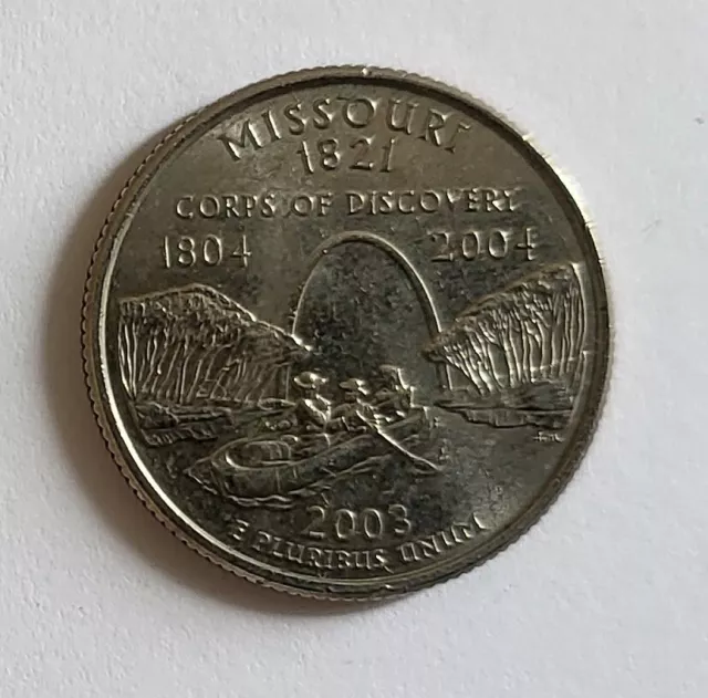 USA United States America Quarter Dollar Missouri 1821 Collectable 2003 coin