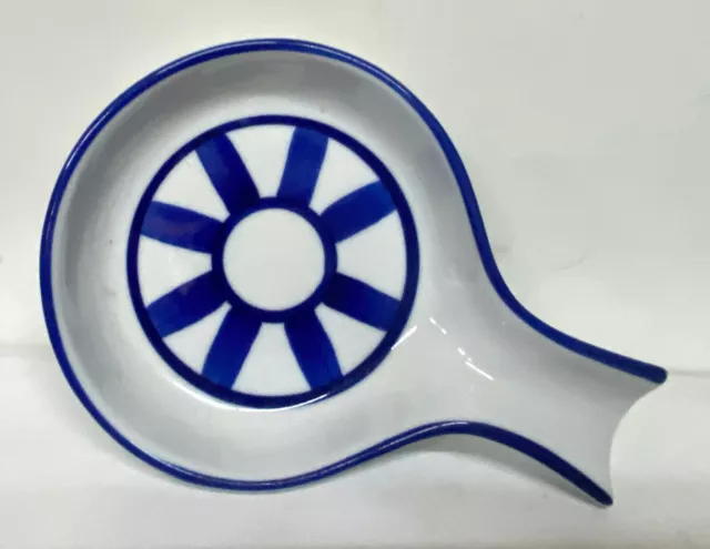 Dansk ARABESQUE Stoneware Ceramic SPOON REST / HOLDER Made in Sri Lanka VGC