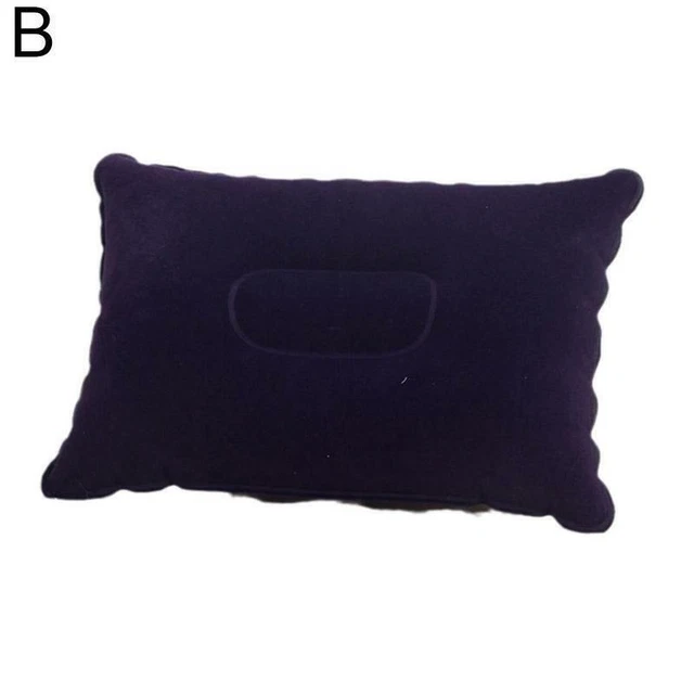 Inflatable Camping Pillow Blow Up Festival Outdoors Travel Cushion