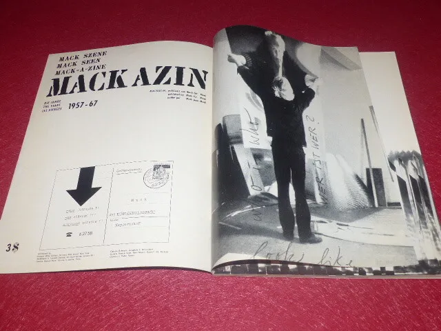 [ART XXe] HEINZ MACK Rare "MACKAZIN" Années 1957-1967 OP ART GROUPE ZERO Superbe 3