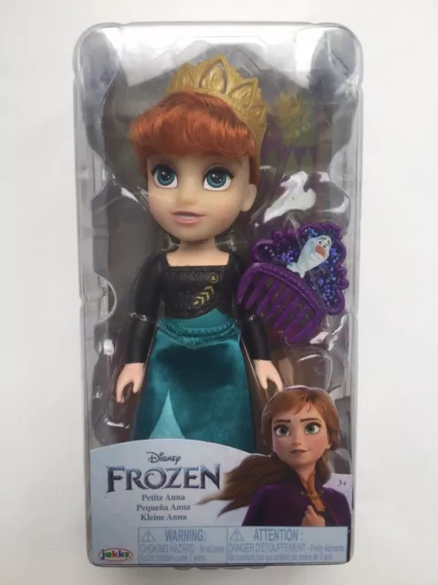 Disney Frozen Petite Anna & Elsa 6" Mini Dolls With Combs Rare 2 Doll Pack BNIB 2